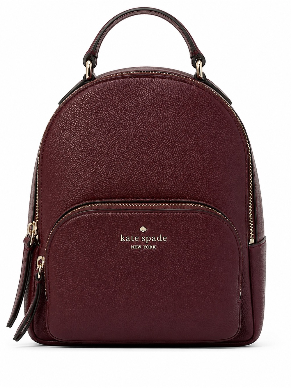 Kate Spade Jackson Burgundy Leather Backpack
